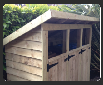 Bespoke Timber Bin Shed