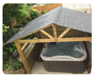 Bespoke Timber Hot Tub Shelter