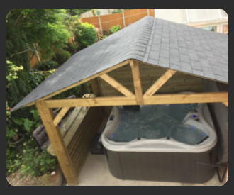 Bespoke Timber Hot Tub Shelter